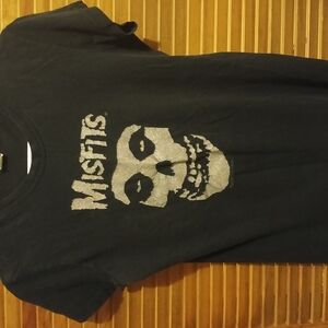 Black Misfits Graphic T-Shirt